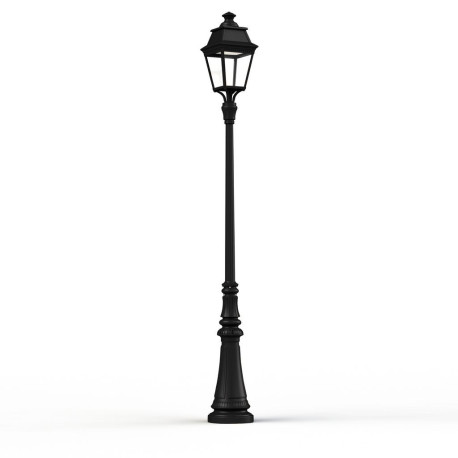 Lampadaire Avenue 3 N°7 LED Warm Noir 000 Diffuseur clair - PRADIER 103228000 