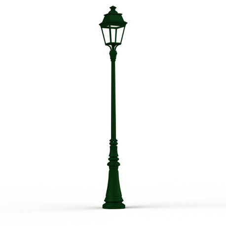 Lampadaire Avenue 3 N°7 LED Warm Vert 067 Diffuseur clair - PRADIER 103228067 