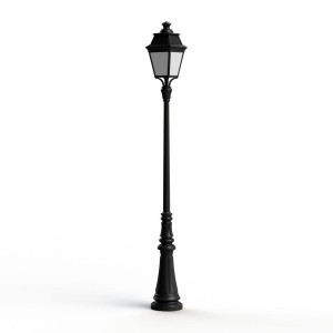 Lampadaire Avenue 3 N°7 LED Warm Noir 000 Diffuseur opale - PRADIER 103230000 