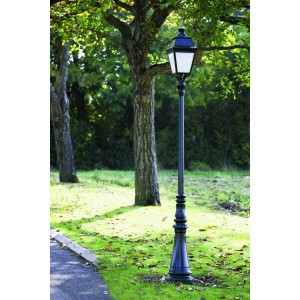 Lampadaire Avenue 3 N°7 LED Warm Noir 000 Diffuseur clair - PRADIER 103128000 