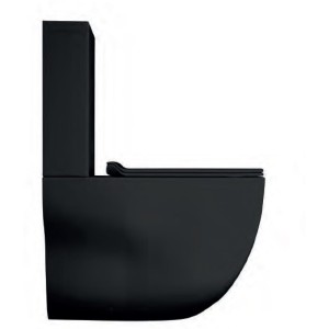 Bloc WC monobloc complet avec réservoir bas et abattant WILD BLACKMAT - CRISTINA ONDYNA WWL301313 