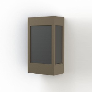 Applique Brick² N°1 PMMA noir Grès 054 - PRADIER 108004054 