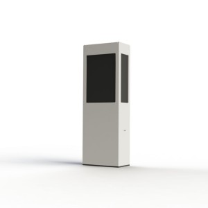 Applique Brick² N°2 PMMA noir Blanc pur 101 - PRADIER 108005101 