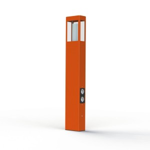 Borne Brick² N°4 prise Orangé pur 014 - PRADIER 108009014 