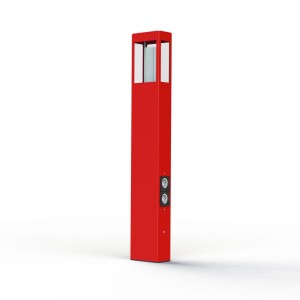 Borne Brick² N°4 prise Rouge signalisation 056 - PRADIER 108009056 