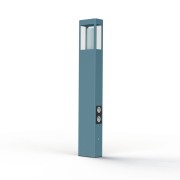 Borne Brick² N°4 prise Bleu 111 - PRADIER 108009111 