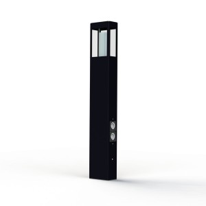 Borne Brick² N°4 prise Noir velours 113 - PRADIER 108009113 