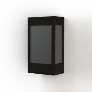 Applique Brick² N° 1 Classe 3 Diffuseur PMMA noir Aluminium anodisé noir 144 - PRADIER 108016144 
