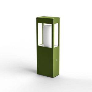 Borne Brick² N°2 Classe 3 Diffuseur clair Vert 109 - PRADIER 108017109 