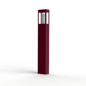 Borne Brick² N°4 Classe 3 Diffuseur clair Rouge vin 066 - PRADIER 108021066 