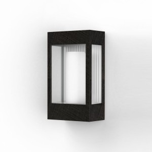 Applique Brick² N°1 clair Aluminium anodisé noir 144 - PRADIER 108001144 