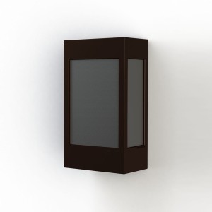 Applique Brick² N°1 PMMA noir Rouille 046 - PRADIER 108004046 