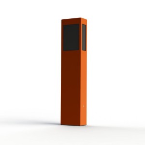 Borne Brick² N°3 PMMA noir Orangé pur 014 - PRADIER 108006014 