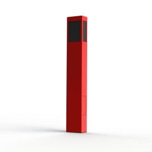 Borne Brick² N°4 PMMA noir Rouge tomate 110 - PRADIER 108010110 