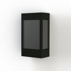 Applique Brick² N° 1 Classe 3 Diffuseur PMMA noir Gris 107 - PRADIER 108016107 