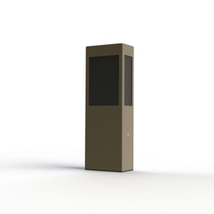 Borne Brick² N°2 Classe 3 Diffuseur PMMA noir Grès 054 - PRADIER 108018054 