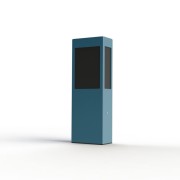 Borne Brick² N°2 Classe 3 Diffuseur PMMA noir Bleu 111 - PRADIER 108018111 