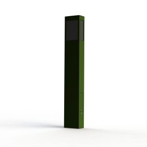 Borne Brick² N°4 Classe 3 PMMA noir Vert 109 - PRADIER 108022109 