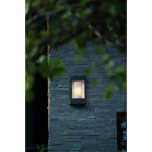 Applique Brick² N°1 Classe 3 Diffuseur clair Rouge 056 - PRADIER 108015056 