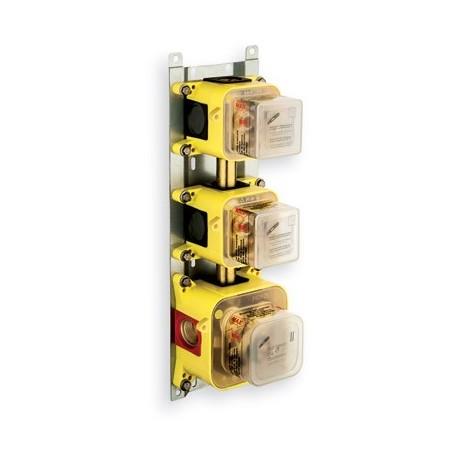 BOX ENCASTRE THERMOSTATIQUE 2 SORTIES CHROME - CRISTINA ONDYNA PD70200