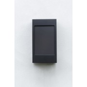 Applique Brick² N° 1 Classe 3 Diffuseur PMMA noir Bleu 111 - PRADIER 108016111 