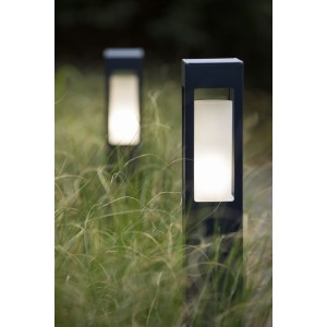 Borne Brick² N°2 Classe 3 Diffuseur clair Gris 059 - PRADIER 108017059 