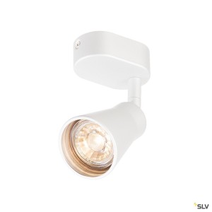 Plafonniers intérieurs LED AVO applique et plafonnier intérieur simple blanc GU10/QPAR51 50W max - SLV 1000887 