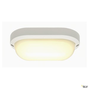 Appliques extérieures LED TERANG 200 applique et plafonnier extérieur blanc LED 11W 3000K IP44 - SLV 229931 