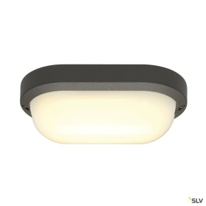 Appliques extérieures LED TERANG 200 applique et plafonnier extérieur anthracite LED 11W 3000K IP44 - SLV 229935 