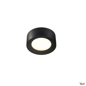 Plafonniers intérieurs LED FERA 25 plafonnier intérieur noir mat LED 195W 3000K/4000K variable Dali - SLV 1002968 