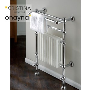 SECHE SERVIETTE ARMONIA RETRO  EAU CHAUDE CHROME - CRISTINA ONDYNA MAR920351 