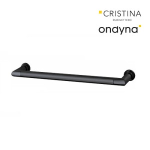 SECHE SERVIETTE SERENO ELECTRIQUE 1 BARRE NOIR MAT - CRISTINA ONDYNA MSE62113 SECHE SERVIETTE SERENO ELECTRIQUE 1 BARRE NOIR MAT