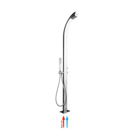 Mitigeur ensemble colonne de douche extérieur chromé Arch Column - Bossini L00865030