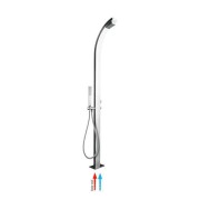 Mitigeur ensemble colonne de douche extérieur chromé Arch Column - Bossini L00865030