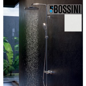 Mitigeur kit colonne de douche murale thermostatic blanc mat Apice - Bossini L10505045