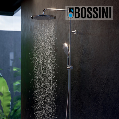 Mitigeur kit colonne de douche murale chromé Apice - Bossini L10506030