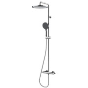 Mitigeur kit colonne de douche murale chromé Apice - Bossini L10506030