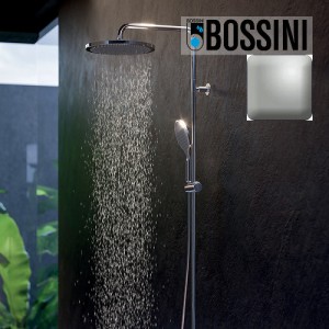 Mitigeur kit colonne de douche murale nickel satiné Apice - Bossini L10506094