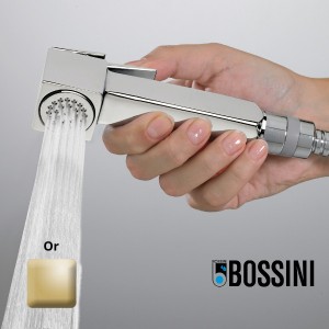 Douchette d’arrêt WC CUBE Brass or - Bossini B00475021