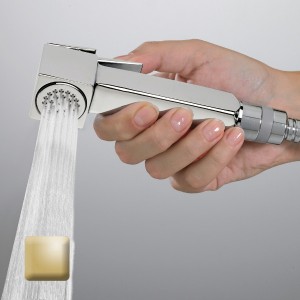 Douchette d’arrêt WC CUBE Brass or - Bossini B00475021