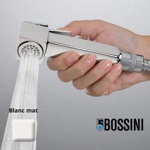 Douchette d’arrêt WC CUBE Brass blanc mat - Bossini B00475045