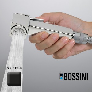 Douchette d’arrêt WC CUBE Brass noir mat - Bossini B00475073