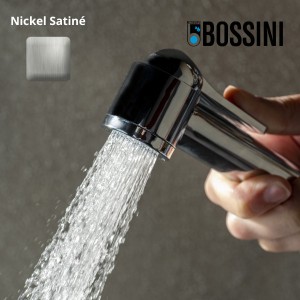 Douchette à bouton en ABS APICE nickel satiné - Bossini B00920094