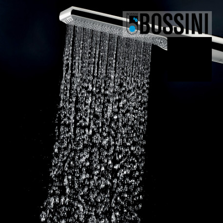 Partie externe mitigeur thermostatique mural bain douche noir mat Apice - Bossini Z00523073