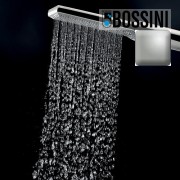 Partie externe mitigeur thermostatique mural bain douche nickel satiné Apice - Bossini Z00523094