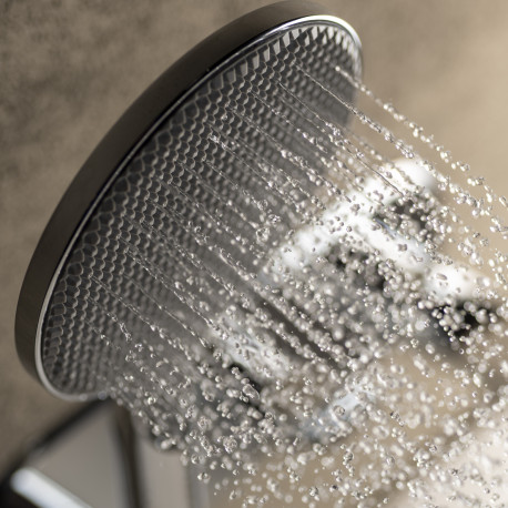 Partie externe mitigeur monocommande mural bain douche chromé Apice - Bossini Z00557030