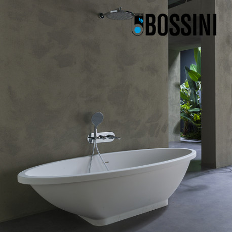 Partie externe mitigeur monocommande mural bain douche chromé Apice - Bossini Z00557030
