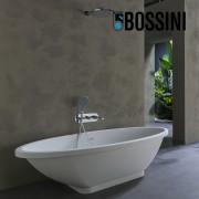 Partie externe mitigeur monocommande mural bain douche chromé Apice - Bossini Z00557030