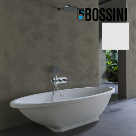 Partie externe mitigeur monocommande mural bain douche blanc mat Apice - Bossini Z00557045