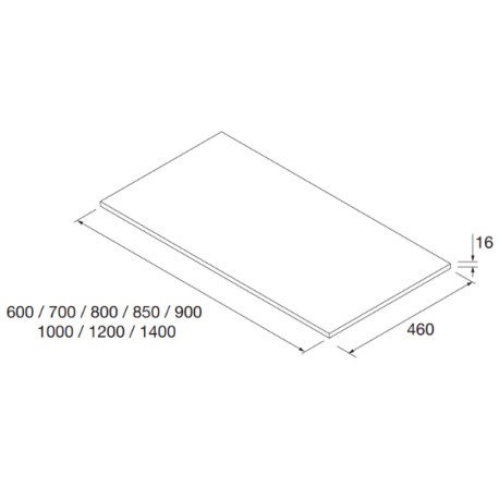 Ensemble meuble et plan de salle de bain 2 Portes Noja 800 Green Satin - SALGAR 105556